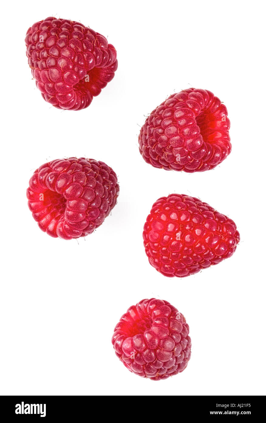 Stock Photo Rasberries Tumbling raspberries hi-res stock photography and images - Alamy