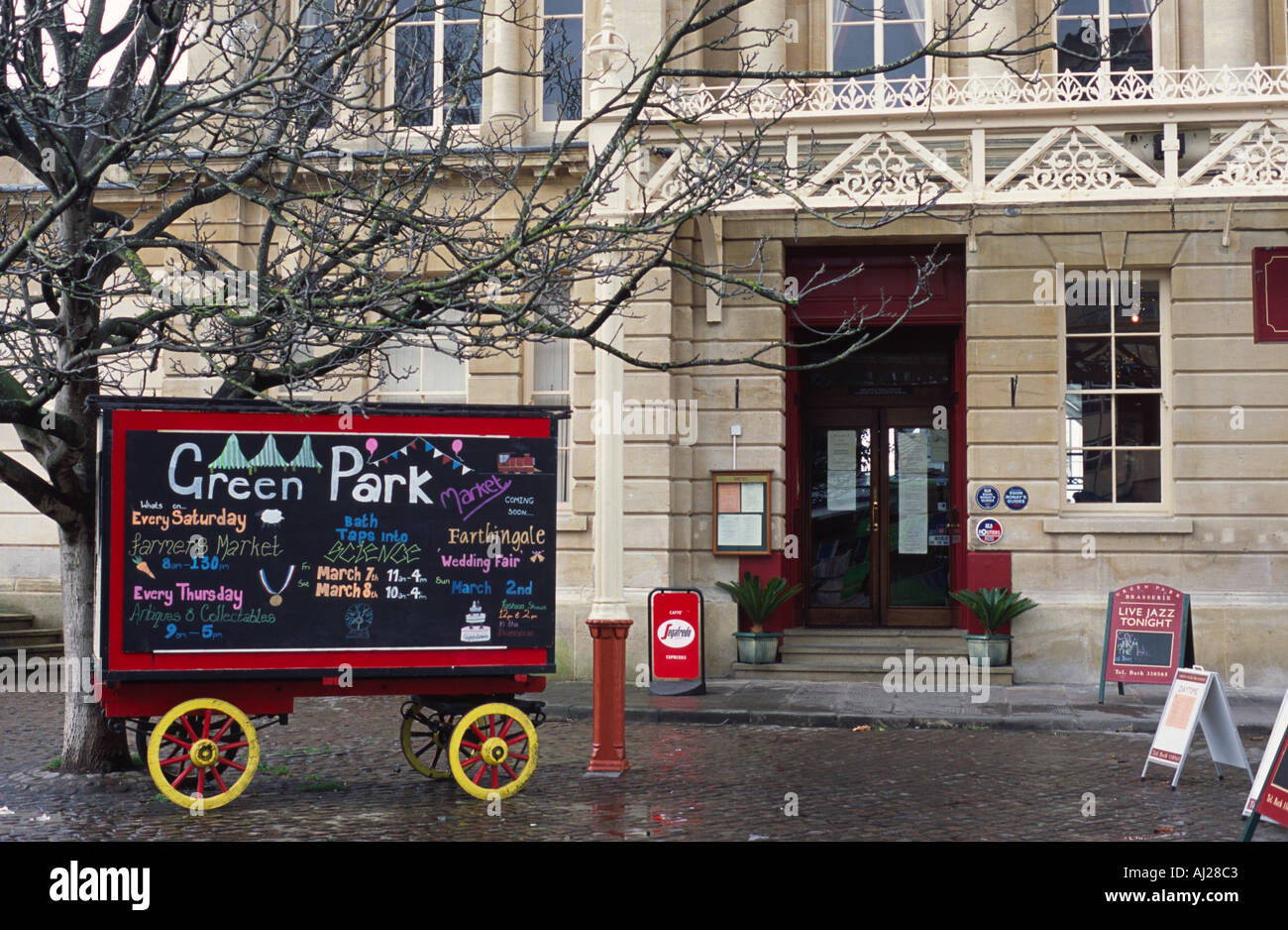 Green Park old station building Bath UK Stock Photo Alamy