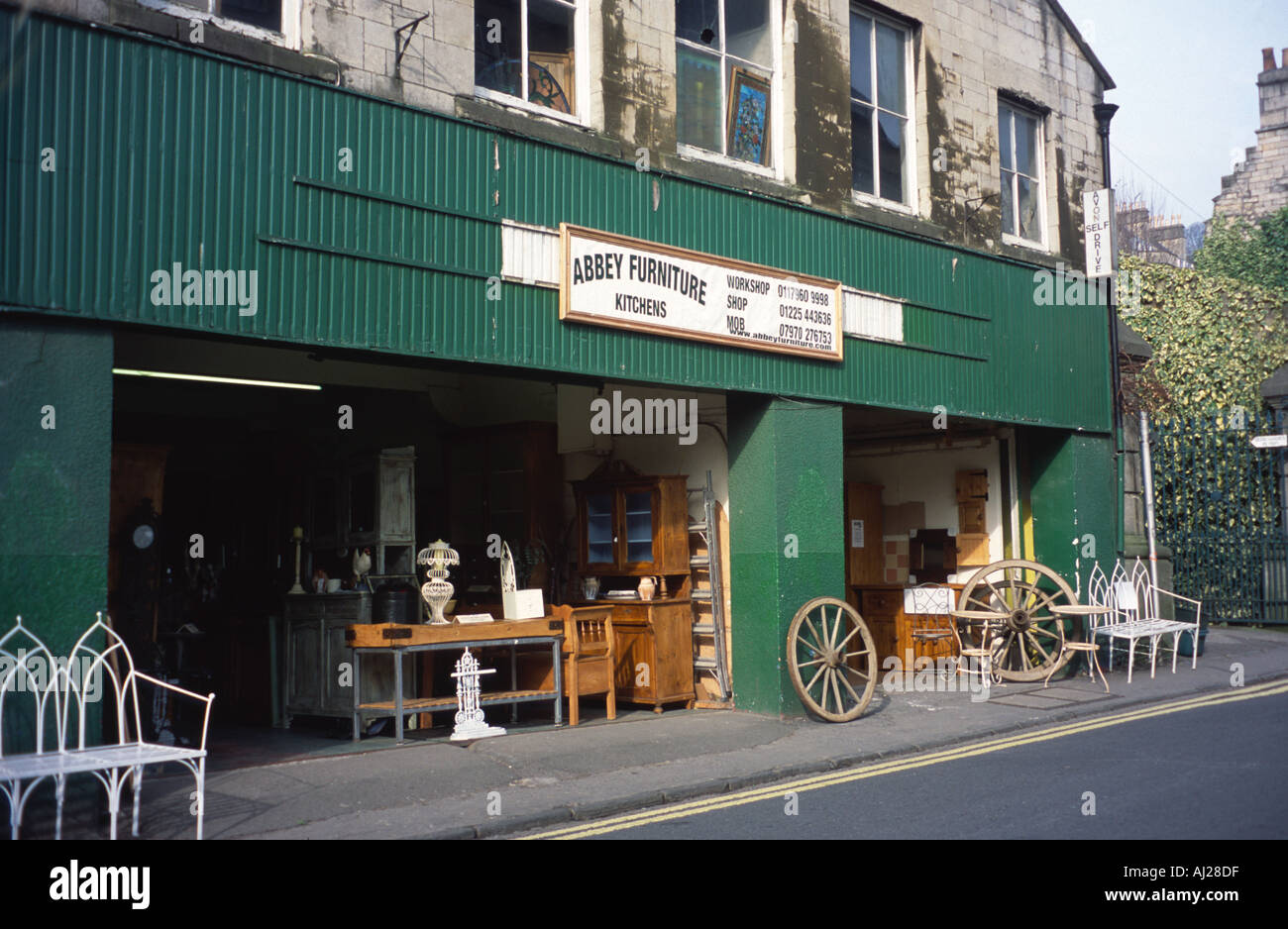 Abbey Furniture Shop Bath Spa Somerset UK Stock Photo Alamy