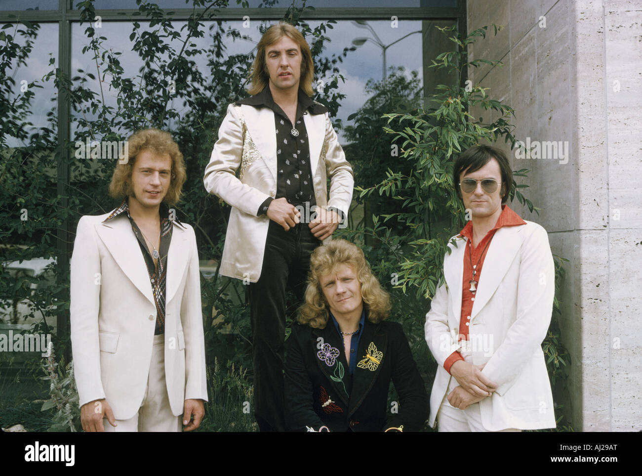 JIGSAW UK pop group in 1970s Stock Photo Alamy