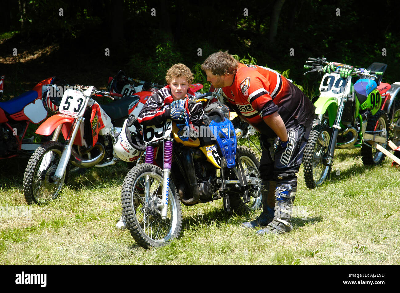 Motorcycle Hill Climb Competition Action Stock Photo Alamy