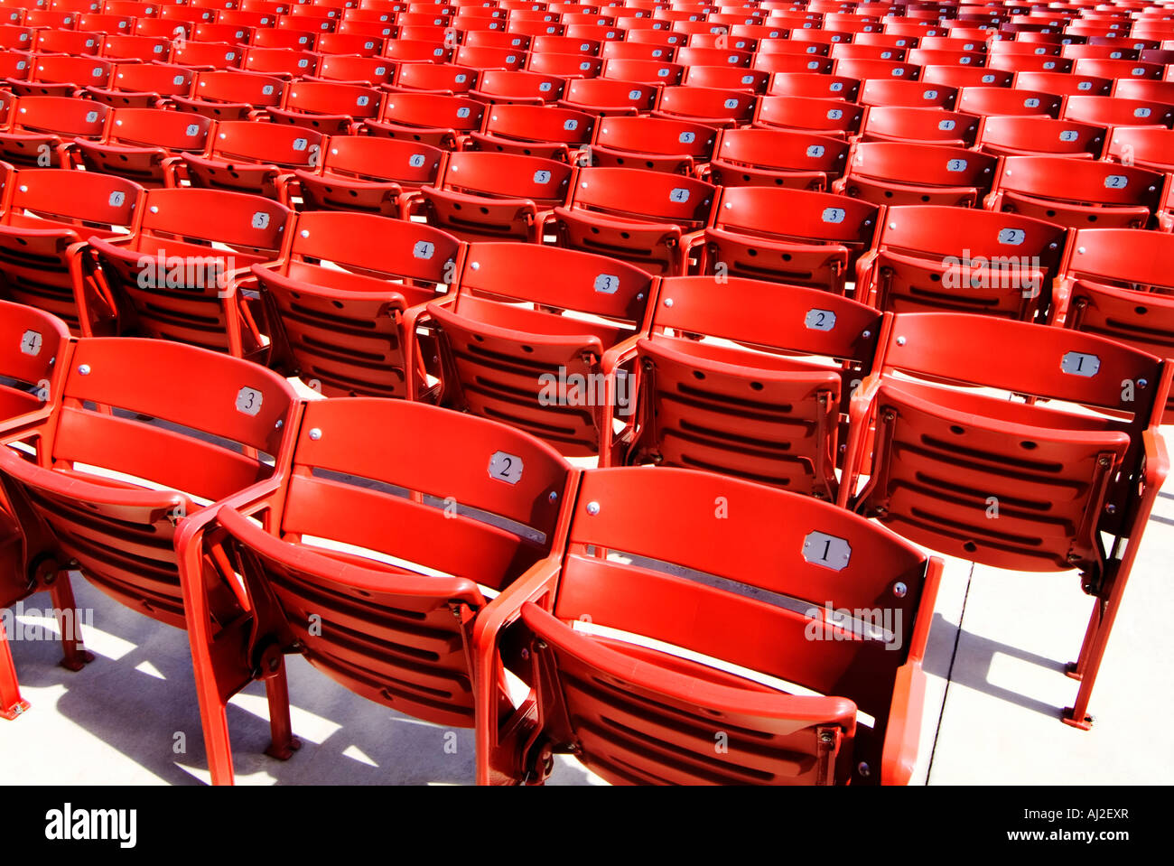 Rows of Seats Stock Photo Alamy