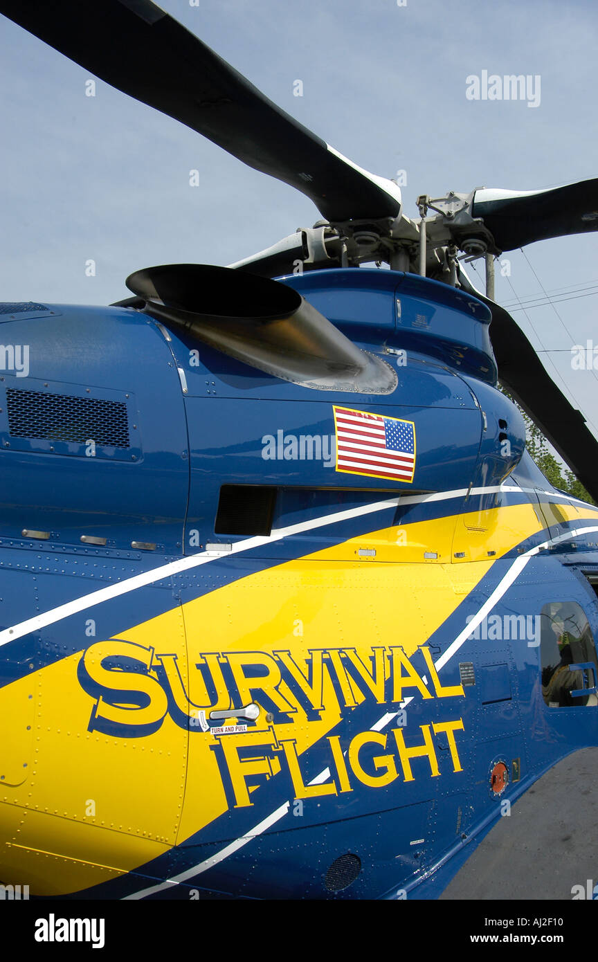 Medical Helicopter on Emergency Standby Stock Photo Alamy