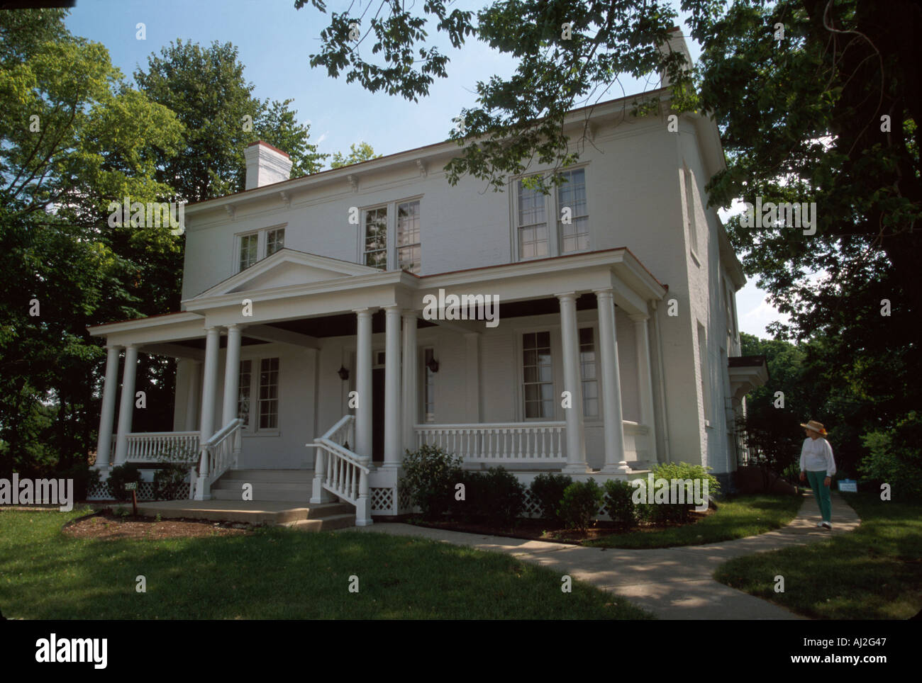 Cincinnati Ohio,Harriet Beecher Stowe house houses home homes residence,built 1833 now cultural center promoting,Black Blacks African Africans ethnic Stock Photo