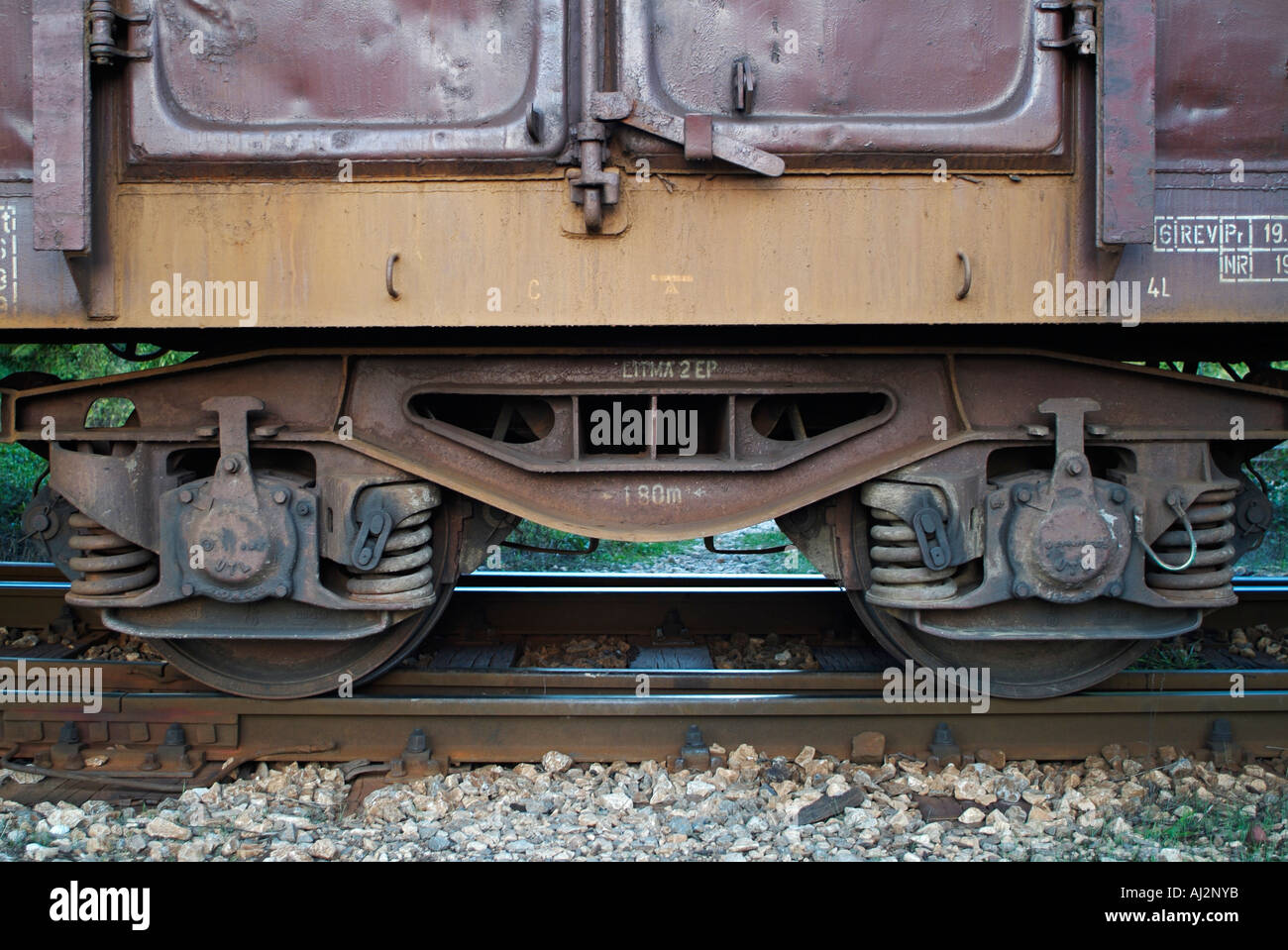 Railroad track railway wheels hi-res stock photography and images - Alamy
