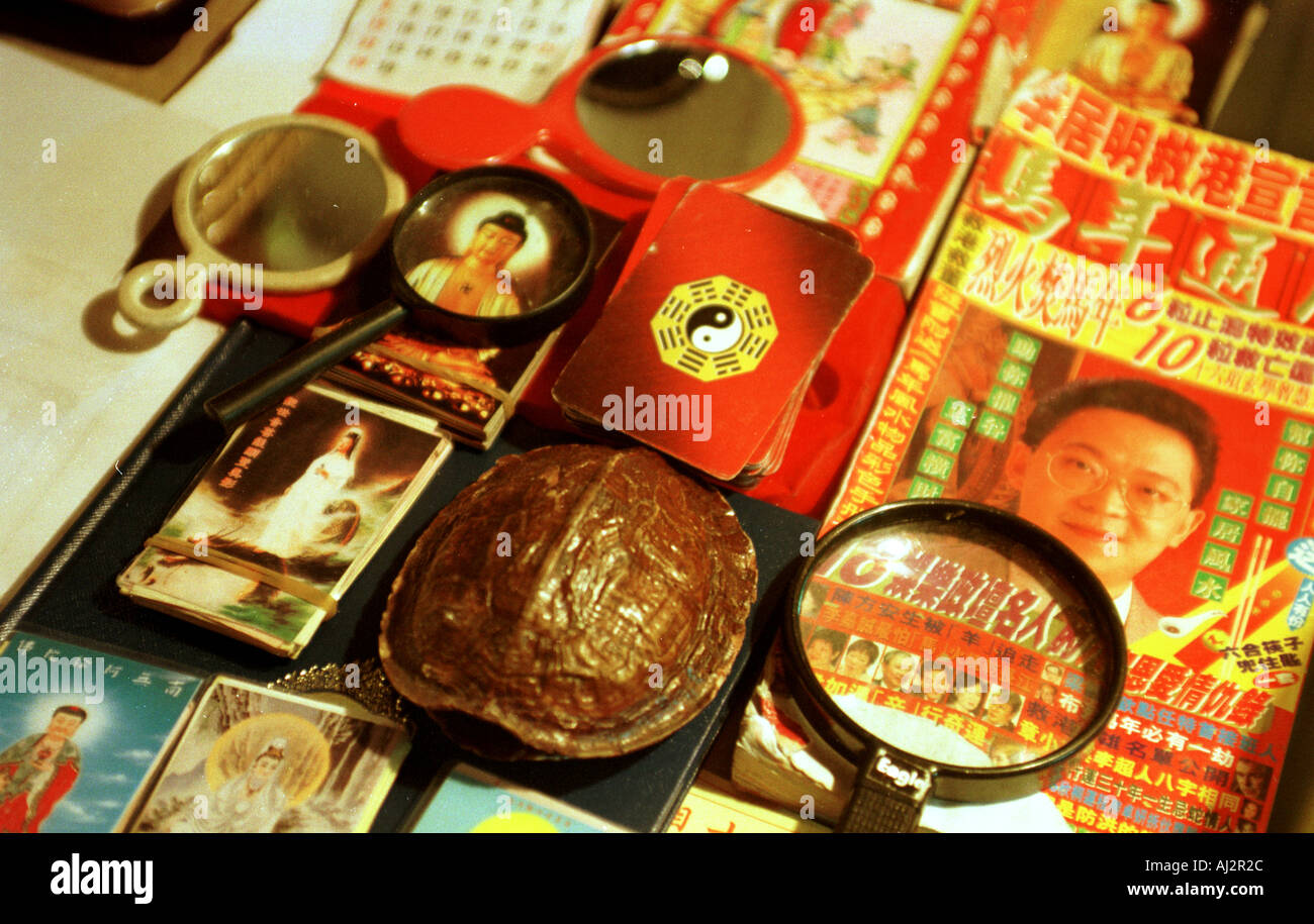 Hong Kong fortune teller Stock Photo Alamy