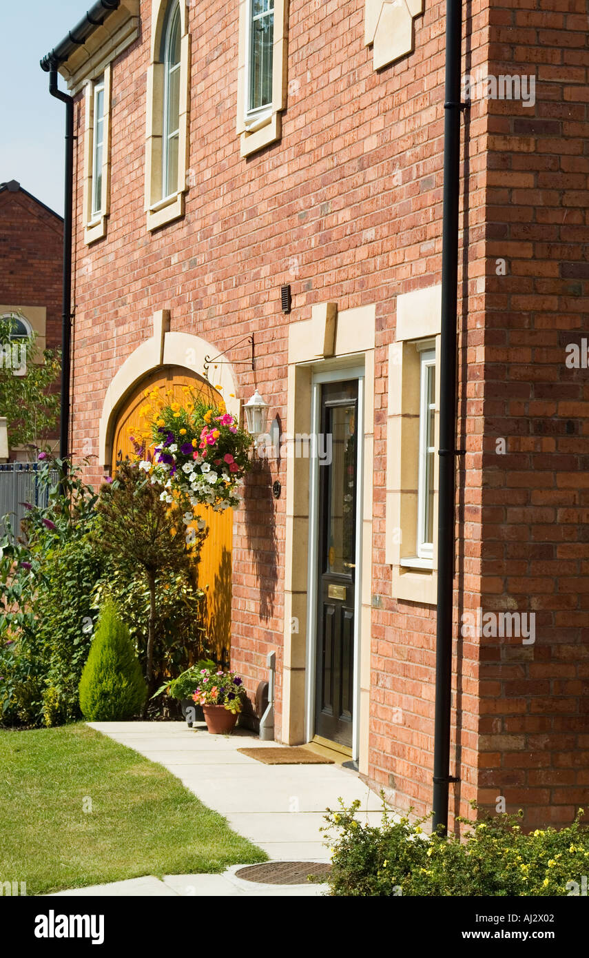 modern housing complex in cheshire Stock Photo Alamy