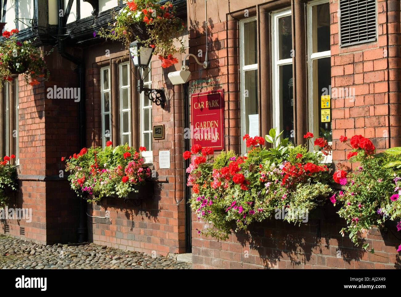 ring o bells Old English public house in Daresbury Cheshire The village where the author of Alice in Wonderland Lewis Carrol Stock Photo