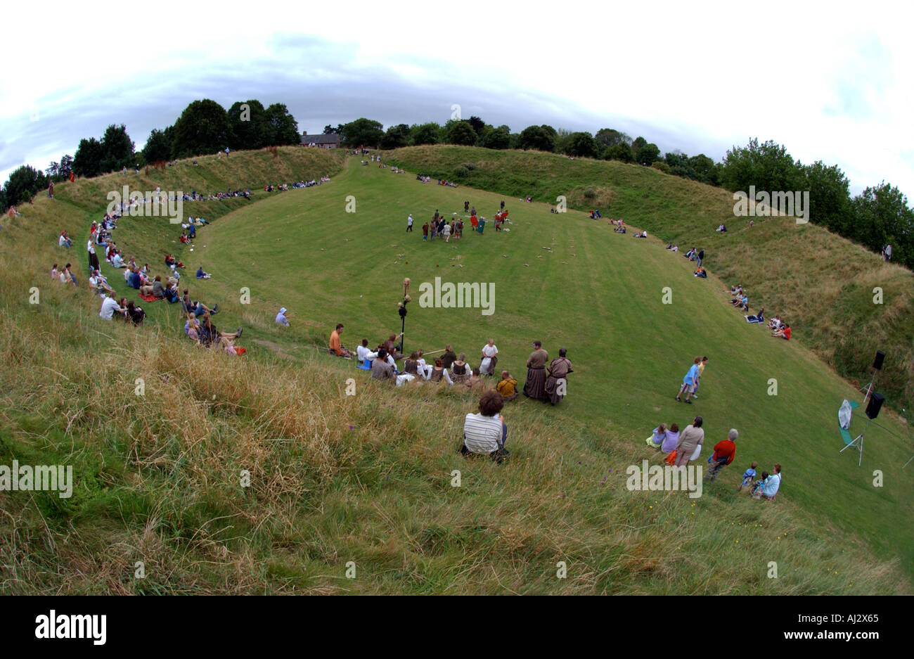 Maumbury Rings in Dorchester Dorset England UK Stock Photo - Alamy