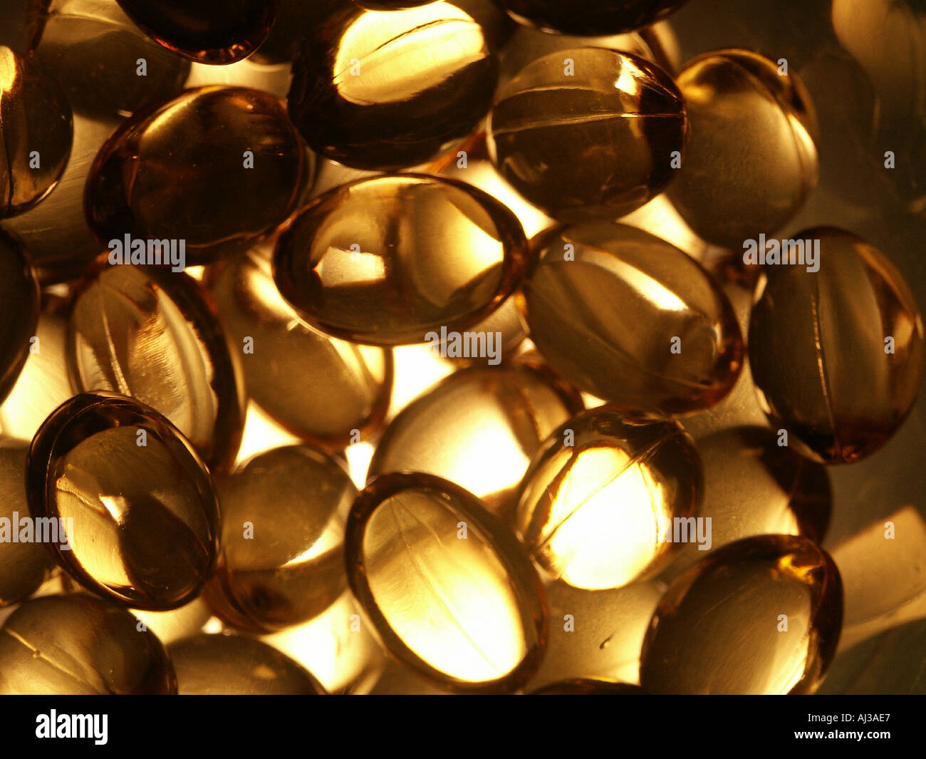 Cod liver oil capsules Stock Photo Alamy