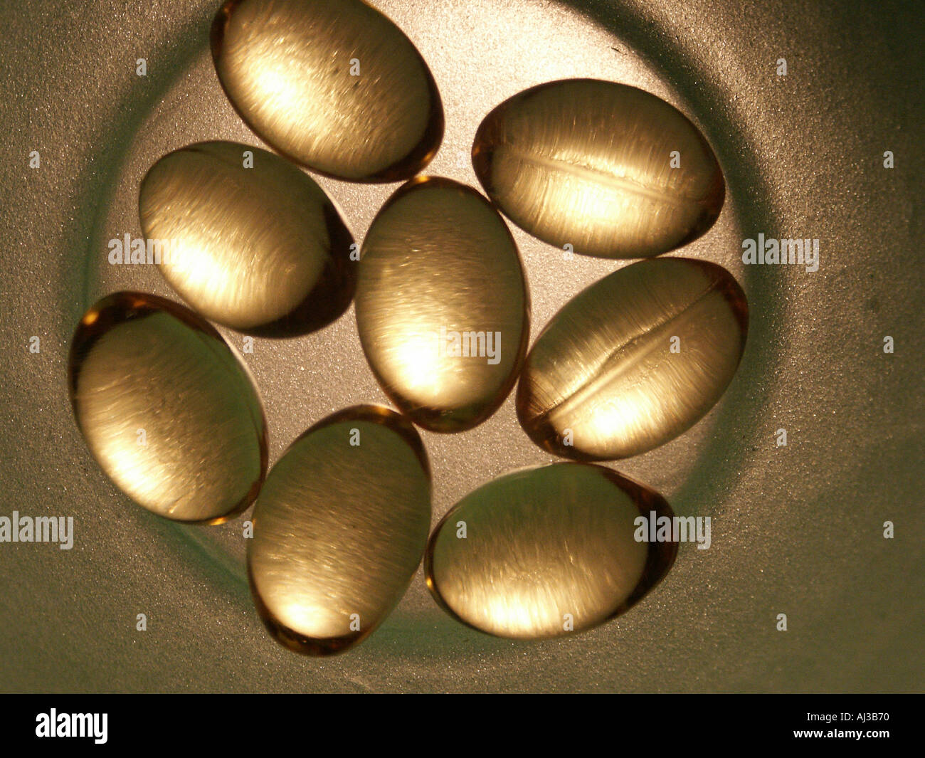 Cod liver oil capsules Stock Photo Alamy