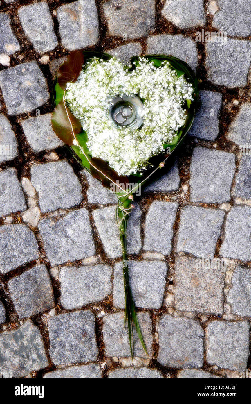 ring pad for the wedding rings Stock Photo - Alamy