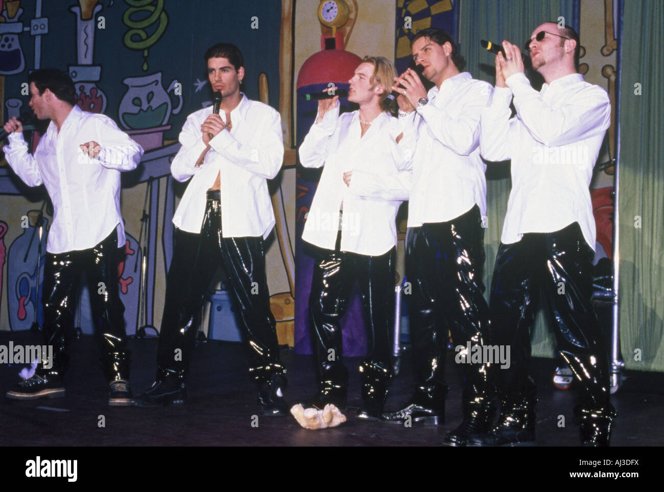 BOYZONE  - Irish boy band in 1996 Stock Photo