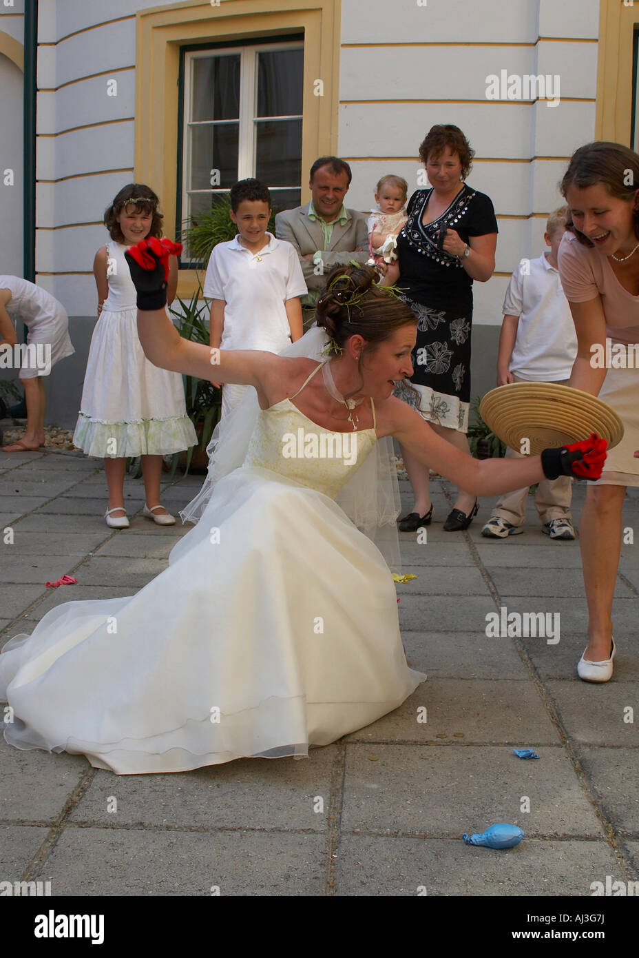 wedding games Stock Photo
