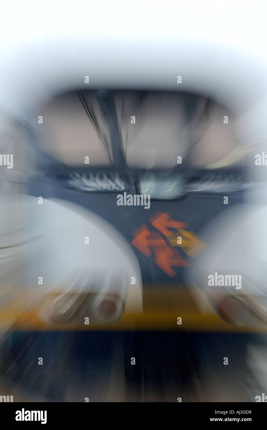 Red line commuter train hi-res stock photography and images - Alamy