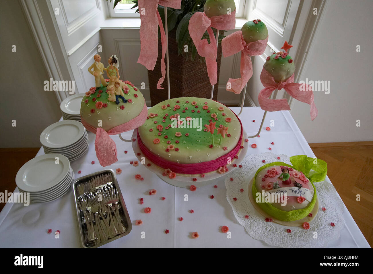 wedding cake Stock Photo