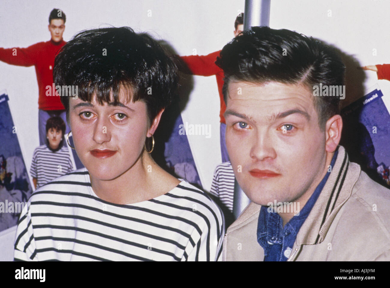 EVERYTHING BUT THE GIRL  - UK group with Tracey Thorn and Ben Watt about 1986 Stock Photo