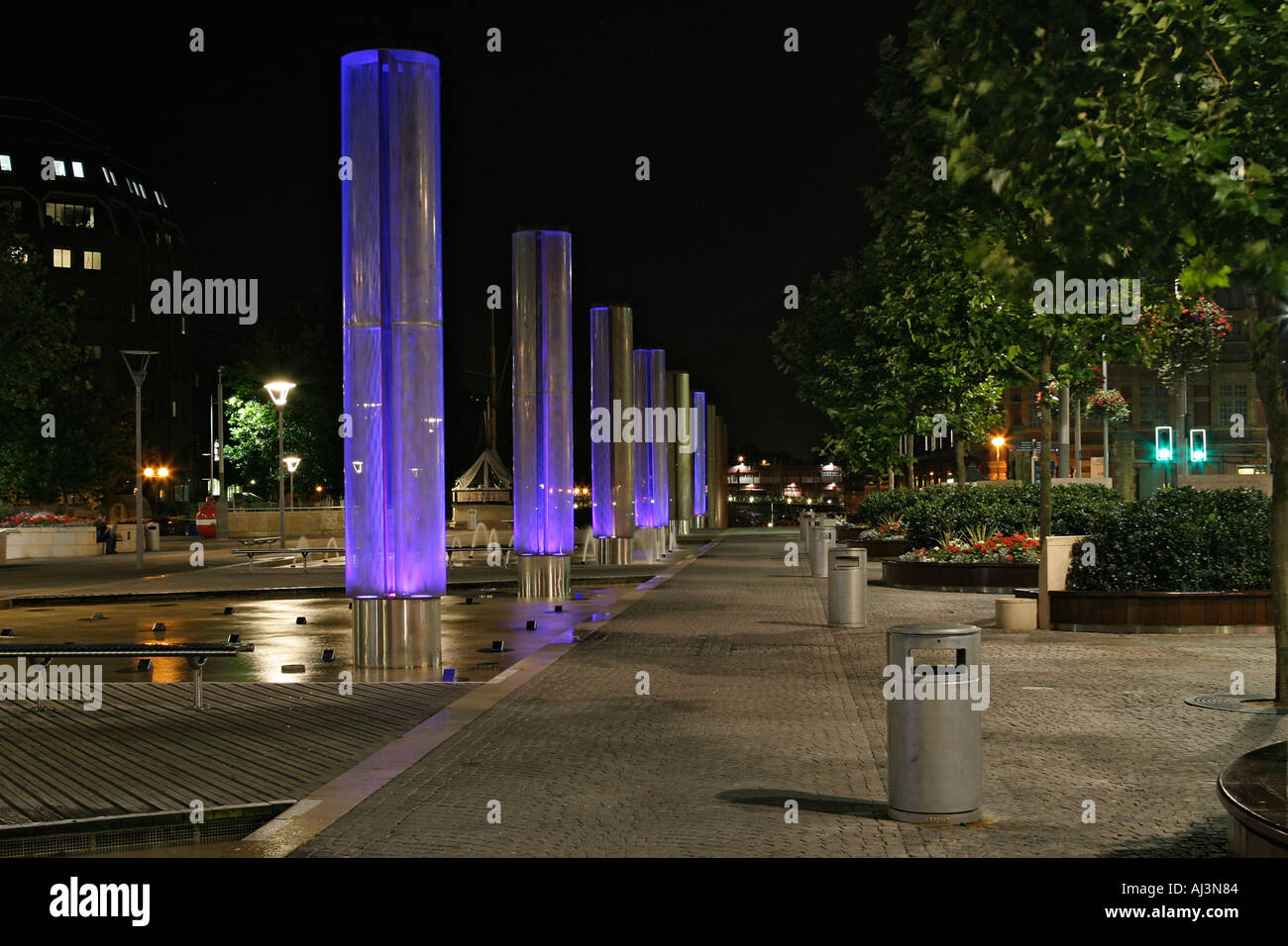 Bristol city centre night hires stock photography and images Alamy