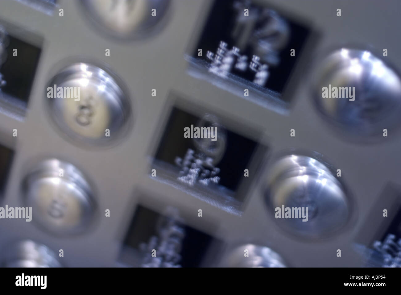 elevator panel Stock Photo