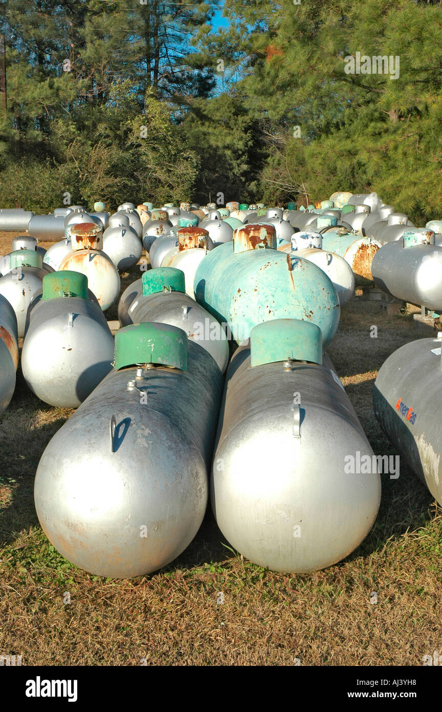 Residential propane tank hires stock photography and images Alamy