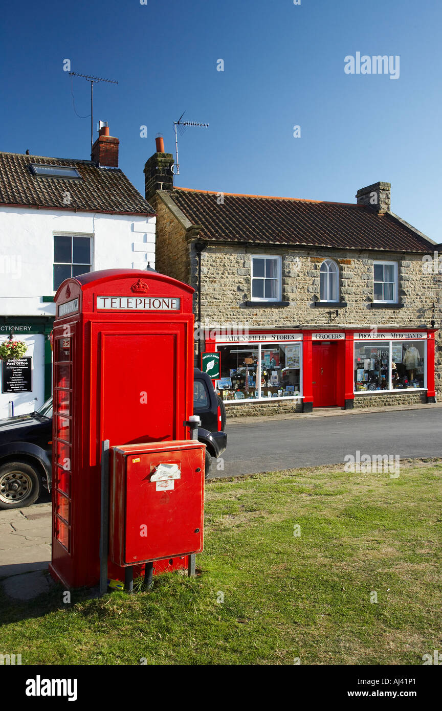 Aidensfield Stores Goathland North Yorkshire Moors England Stock Photo