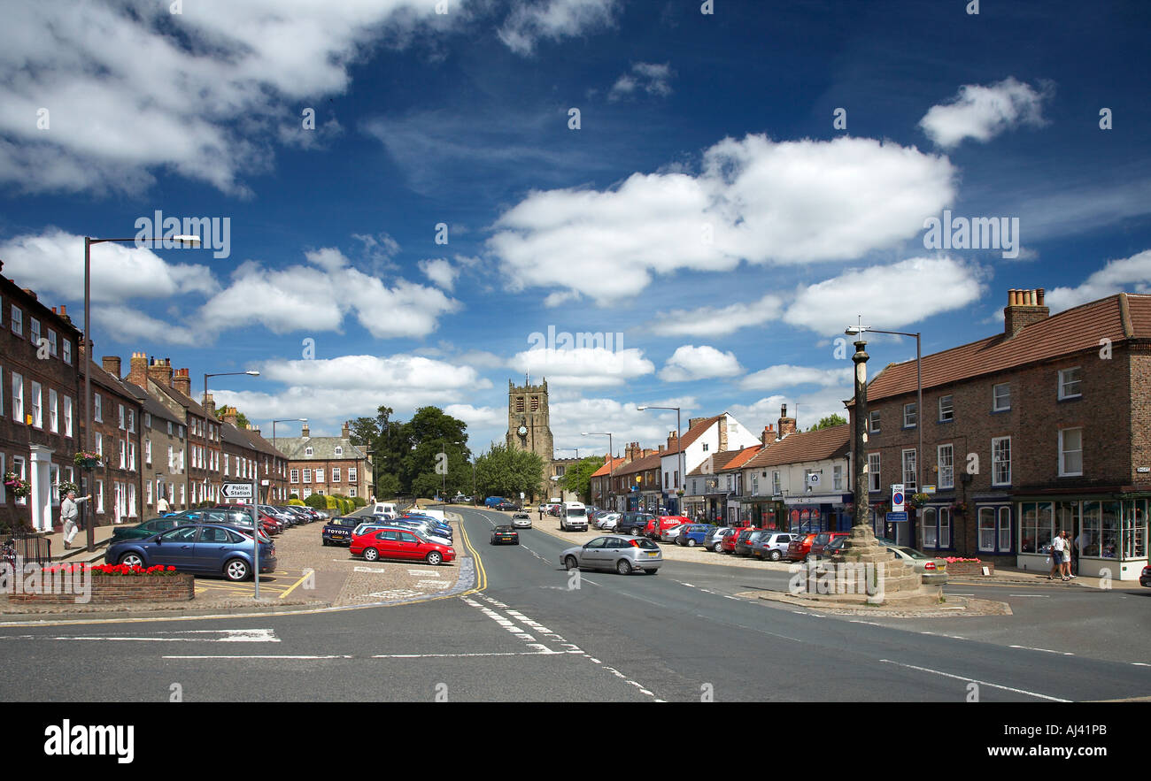 North End Bedale North Yorkshire England Stock Photo Alamy