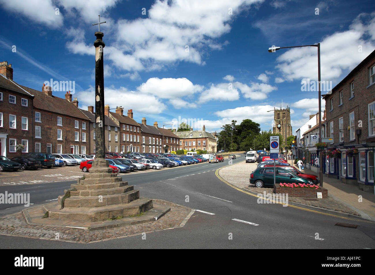 North End Bedale North Yorkshire England Stock Photo - Alamy