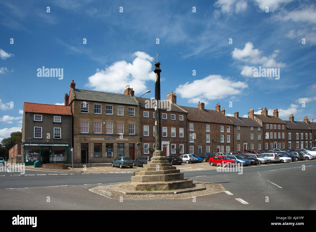 North End Bedale North Yorkshire England Stock Photo Alamy