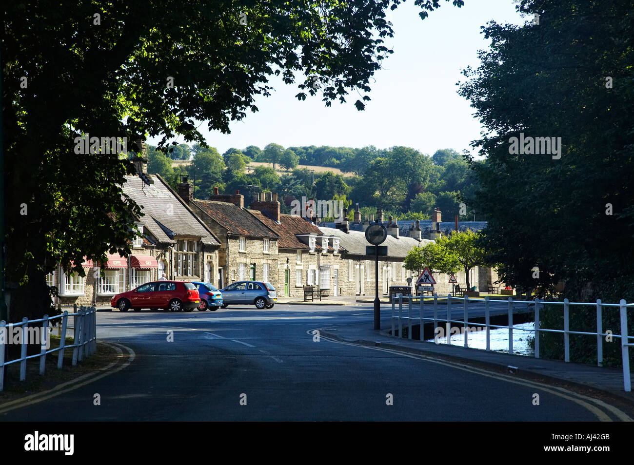 Chestnut Avenue main street Thornton le Dale North Yorkshire England