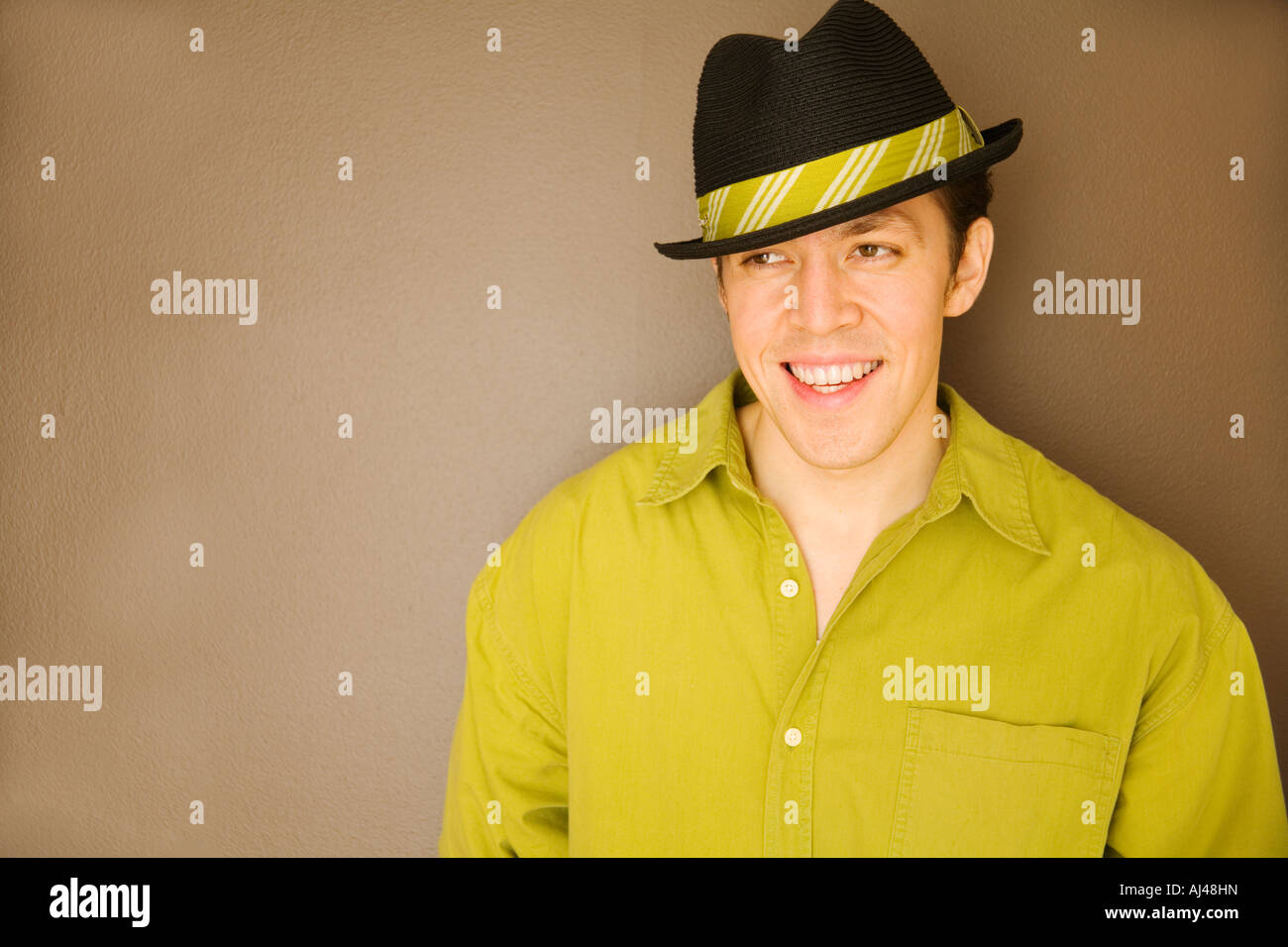 Wearing hat hi-res stock photography and images - Alamy
