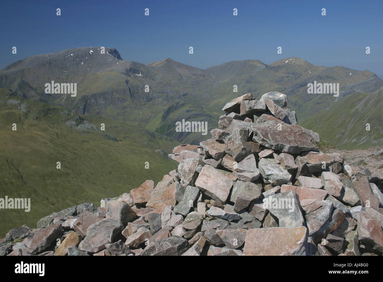 Ben Nevis seen from the Ring of Steall across Glen Nevis, Scotland
