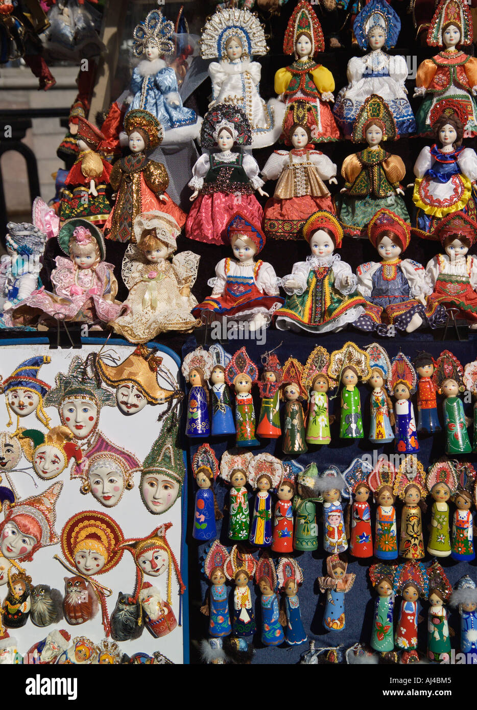 Souvenir Stall St Petersburg Russia Stock Photo - Alamy