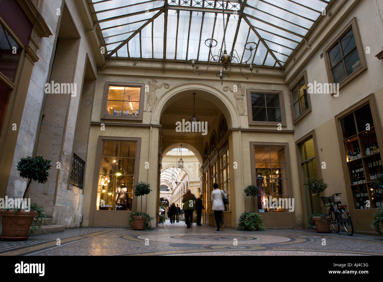 Gallerie Vivienne Paris France Stock Photo