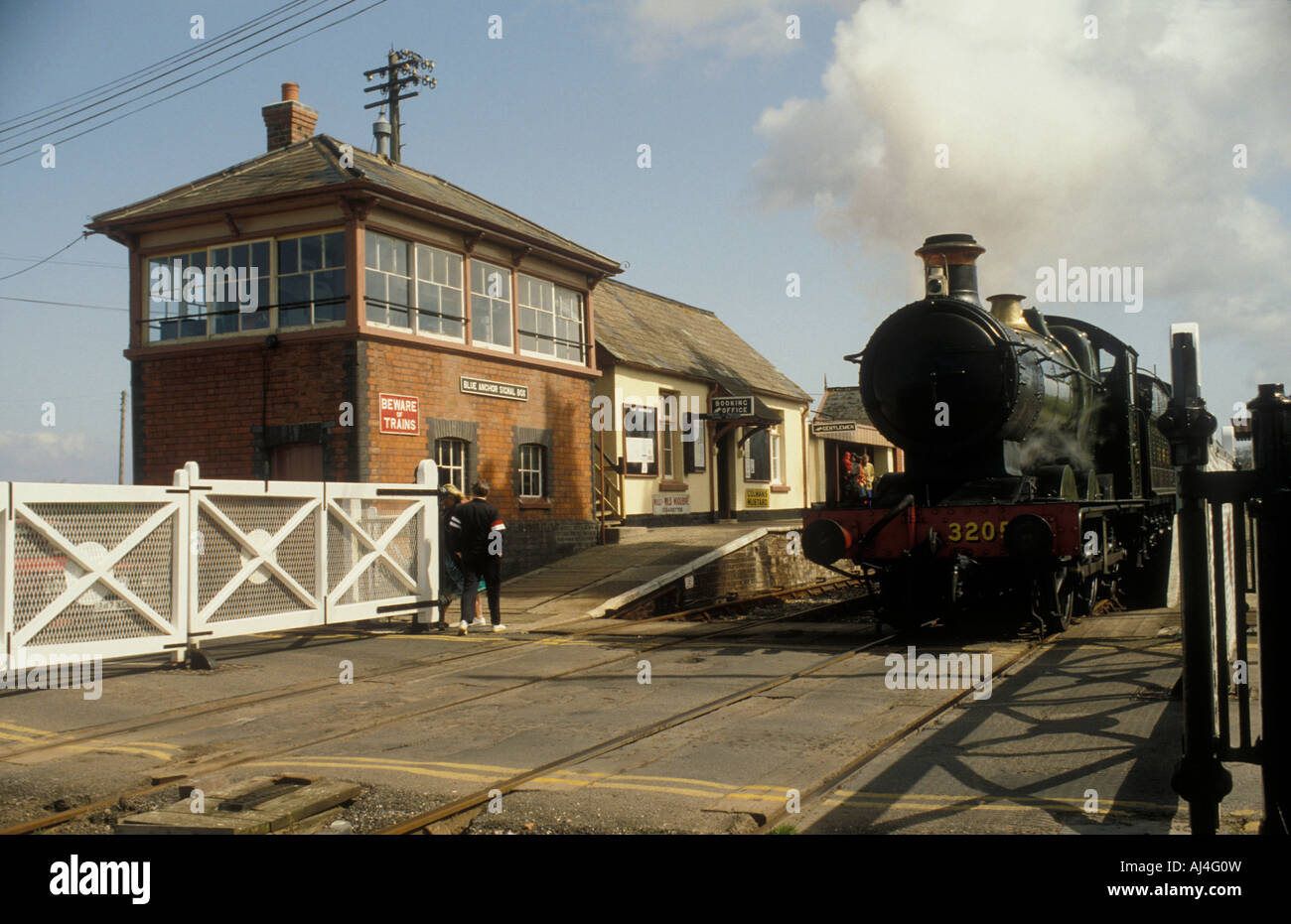 West Somerset Railway at Blue Anchor Stock Photo Alamy West Somerset Railway at Blue Anchor Stock Photo Alamy