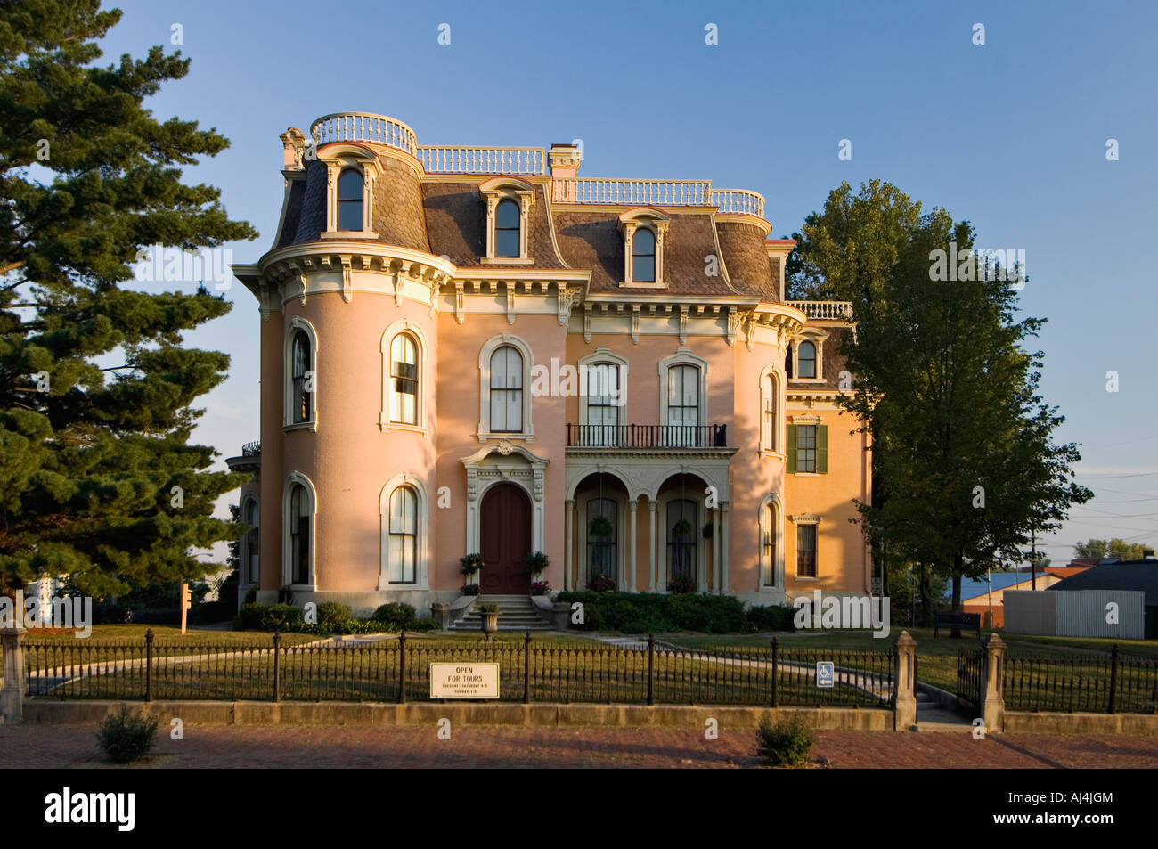 Culbertson Mansion New Albany Indiana Stock Photo Alamy
