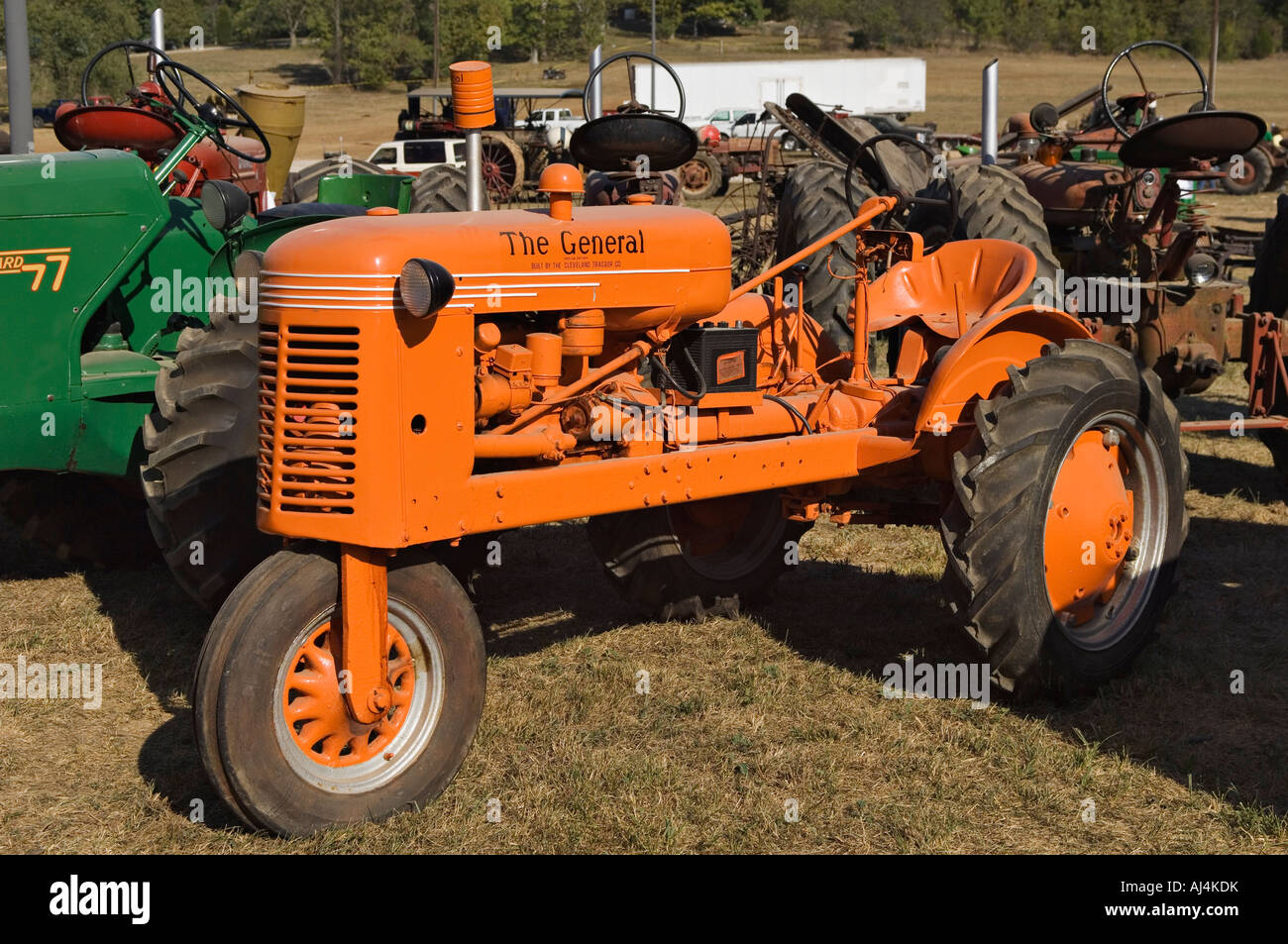 Antique Cleveland Tractor Company The General Tractor on Display at