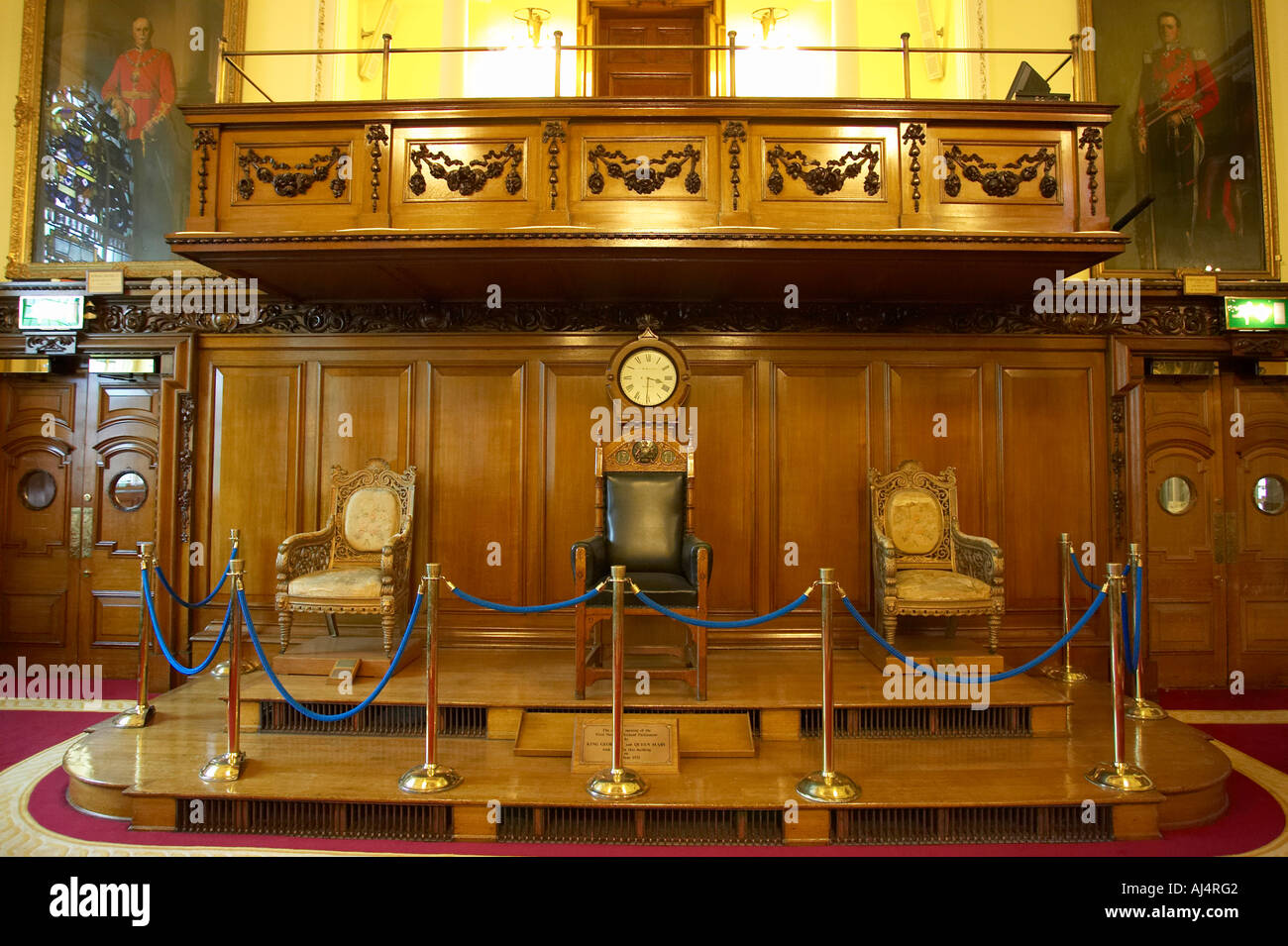 king and queen mary chairs used in the first northern ireland