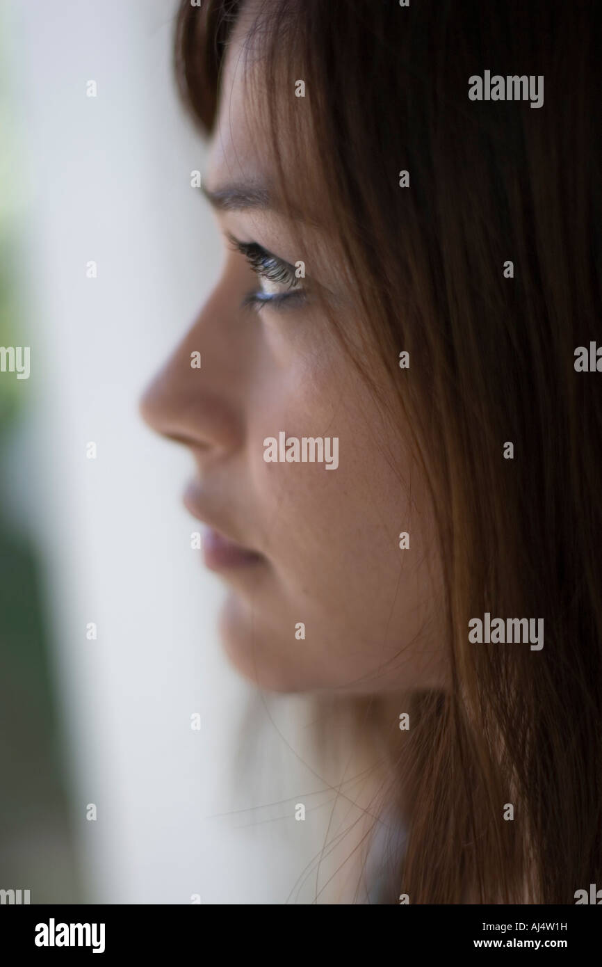 Mexican young woman sad hi-res stock photography and images - Alamy