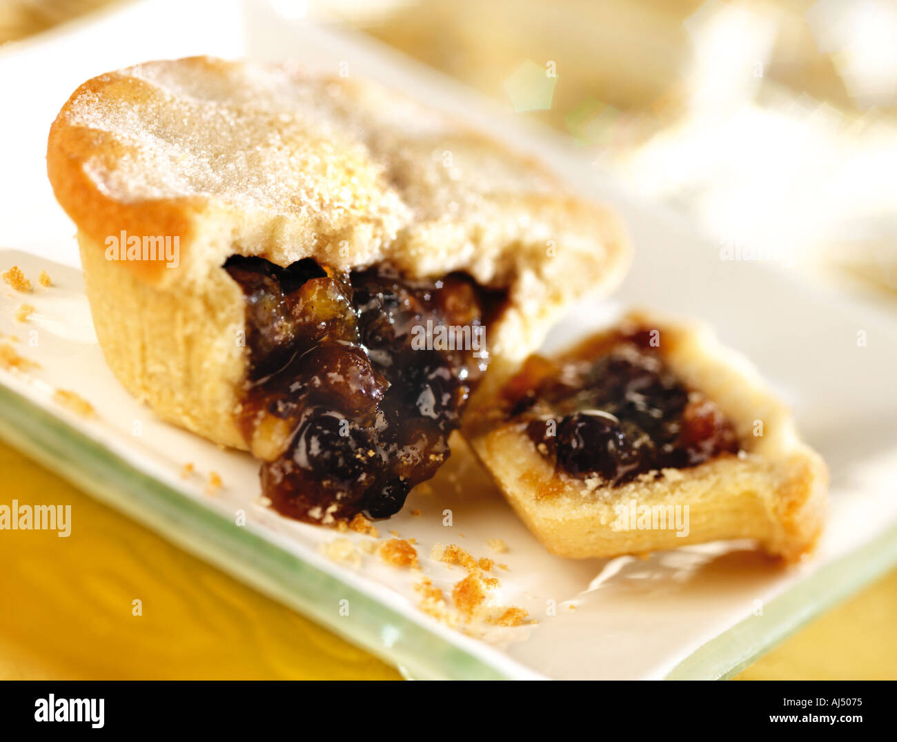 MINCE PIE Stock Photo