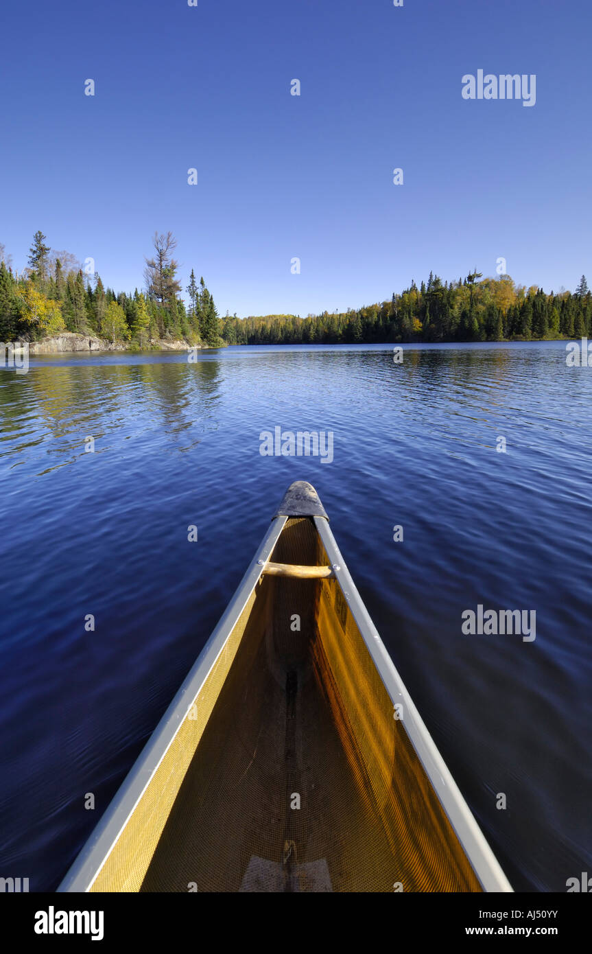 Canoeing on Gordon Lake, Boundary Waters Canoe Area Wilderness