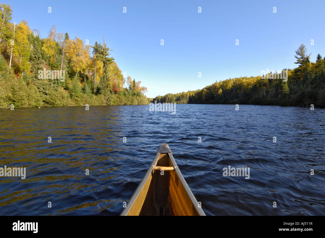 Canoeing on Gordon Lake, Boundary Waters Canoe Area Wilderness