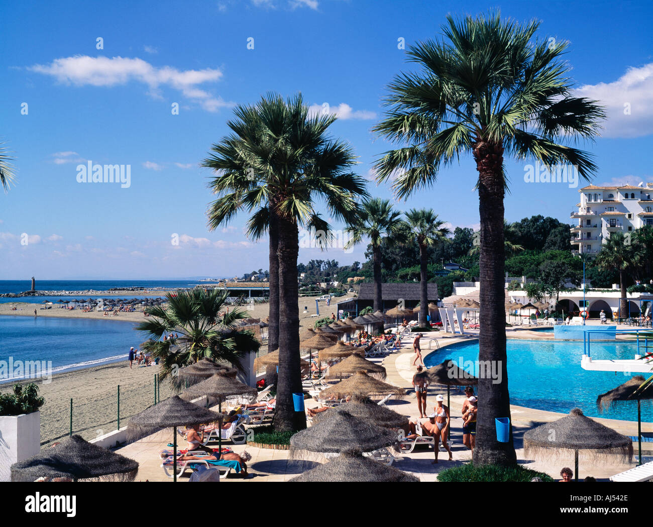 Marbella club spain pool hi-res stock photography and images - Alamy