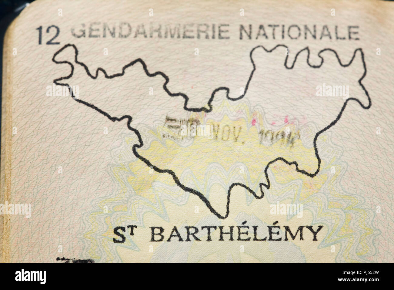 French Passport Stamp High Resolution Stock Photography and Images Alamy