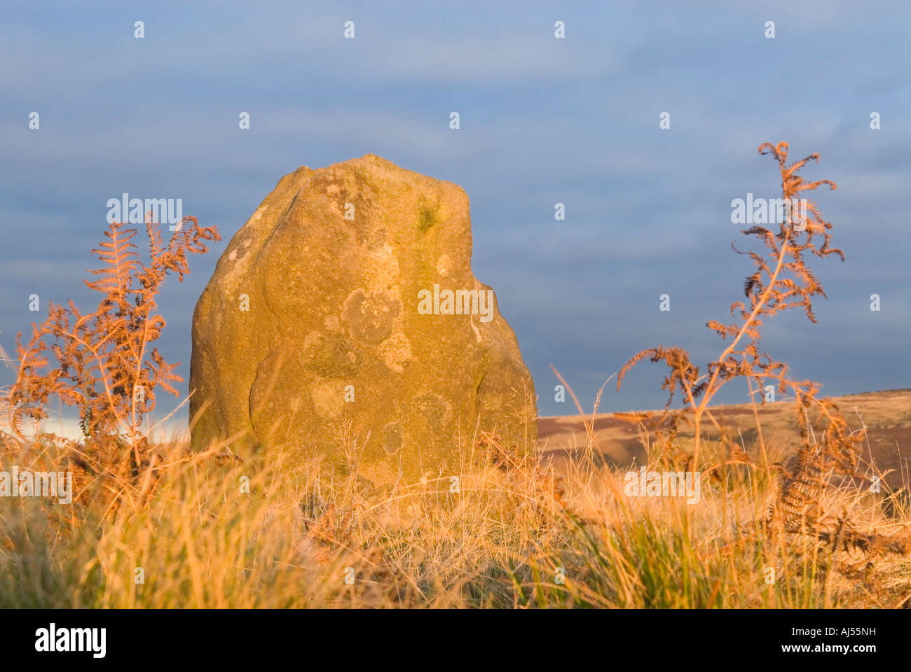 'Seven stones of Hordron' 'main stone' Stock Photo