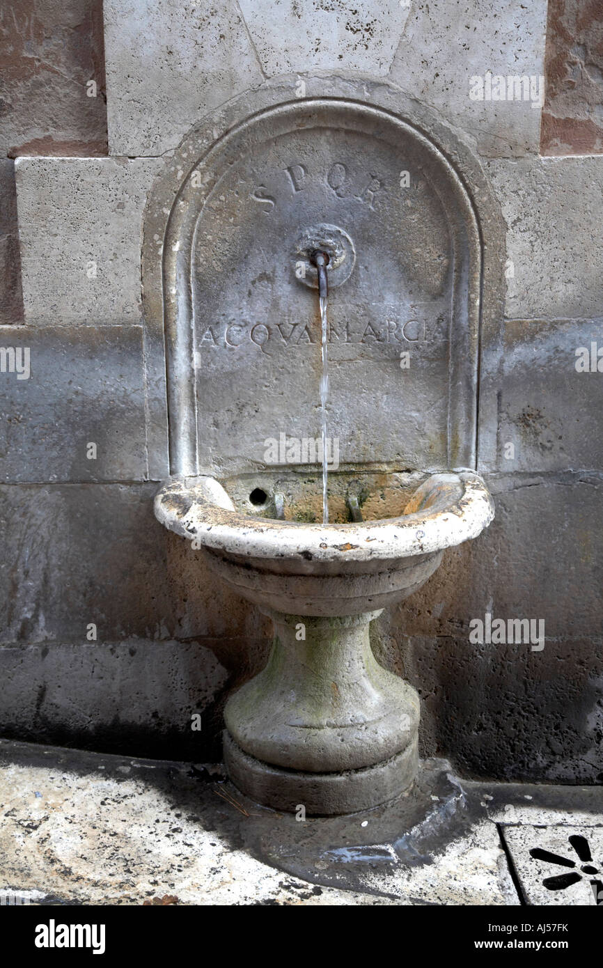 One of the many public freshwater drinking fountains to be found around