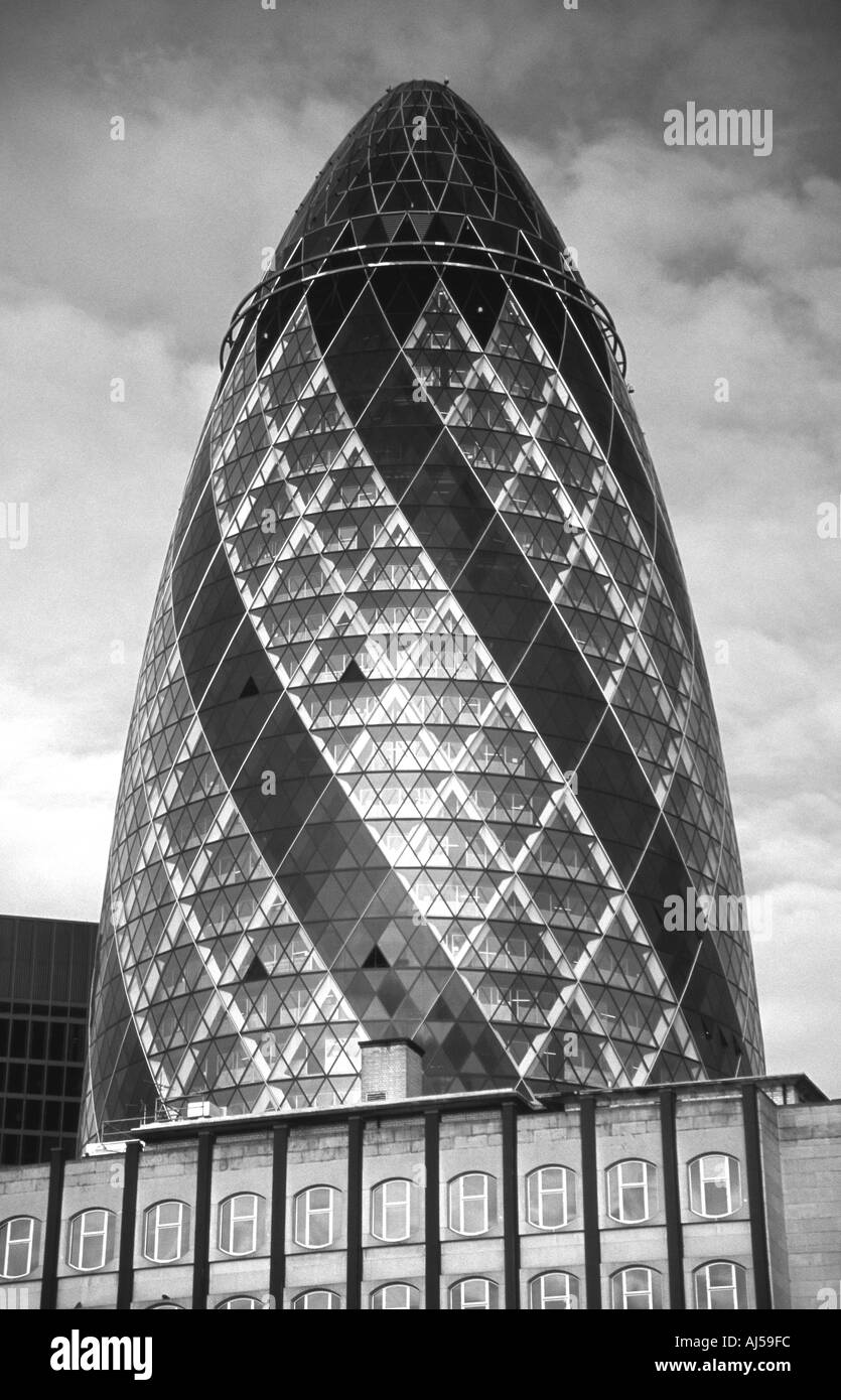 Swiss Re Tower London UK Stock Photo
