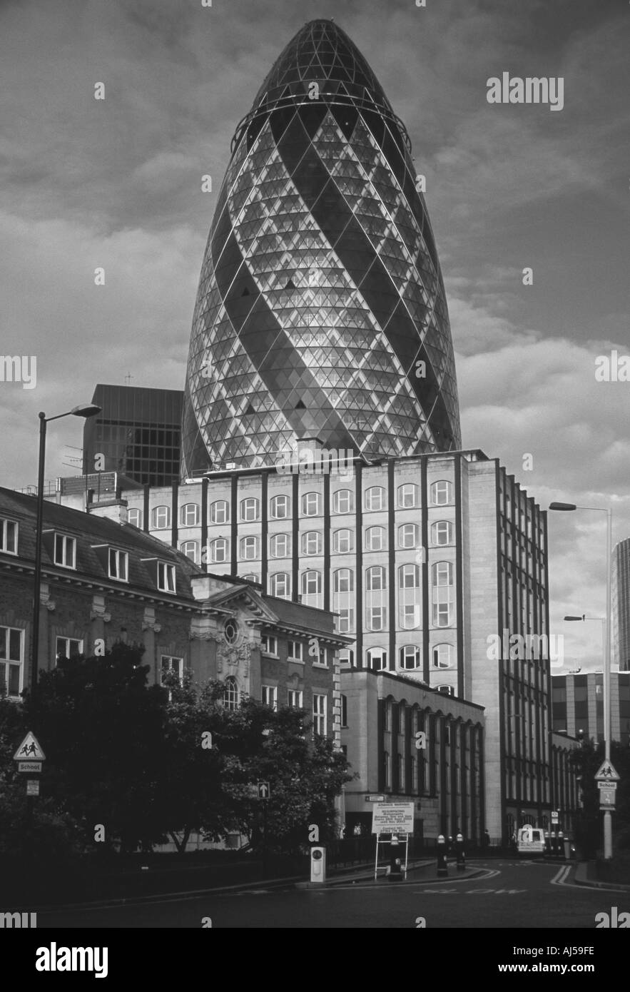 Swiss Re Tower Stock Photo
