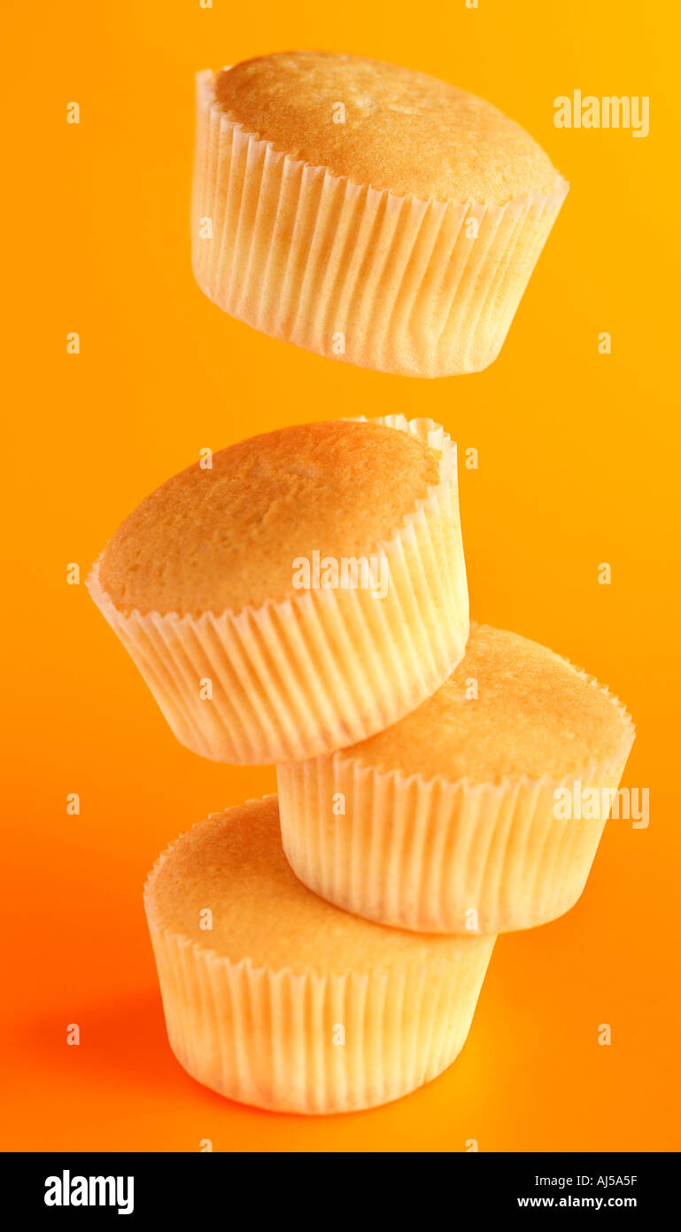 FAIRY CAKES CUP CAKES Stock Photo