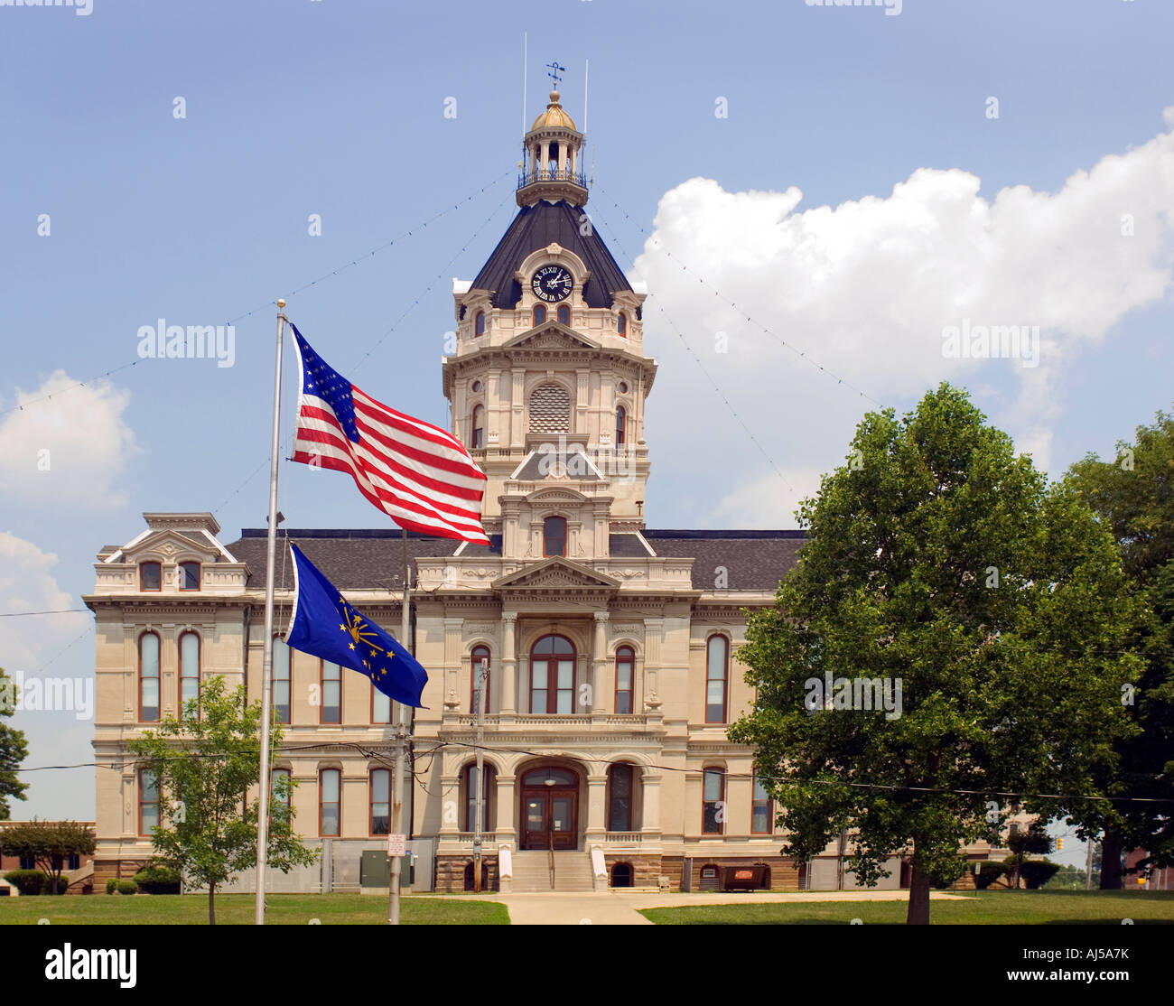 Parke County Courthouse Rockville Indiana Stock Photo Alamy