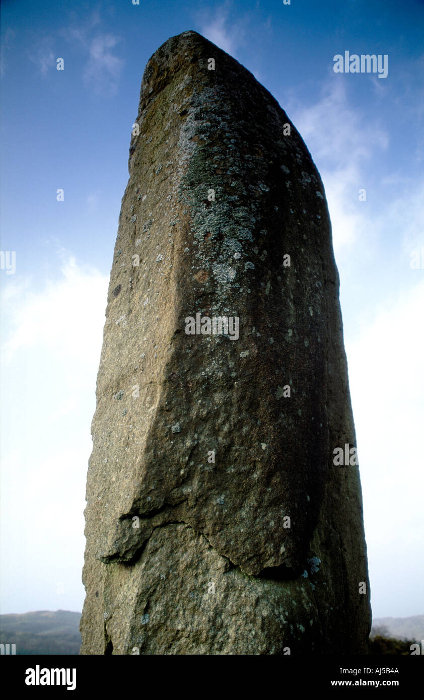 Prehistoric standing stone one hi-res stock photography and images - Alamy